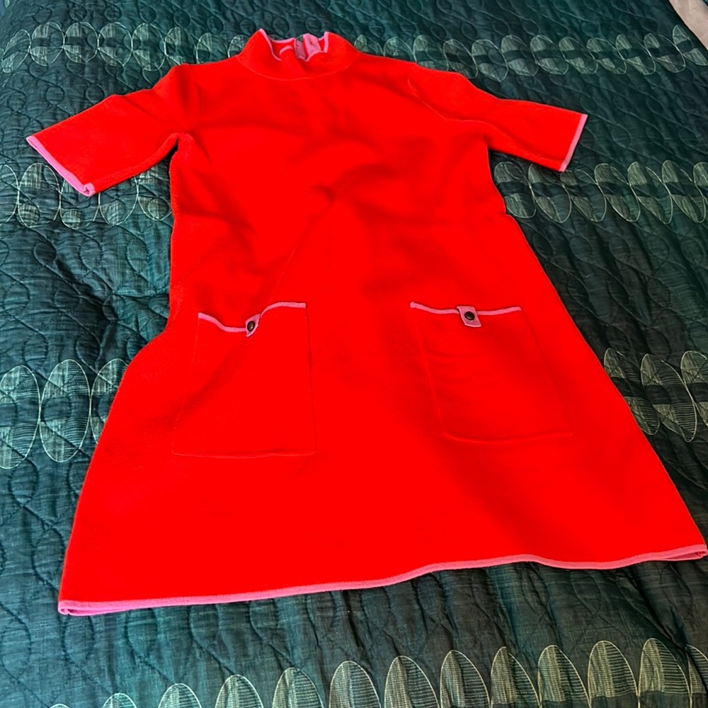 Maeve red retro dress